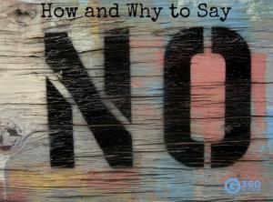 when to say no at work