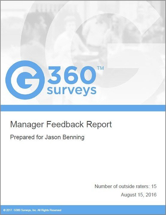 360 surveys manager feedback report